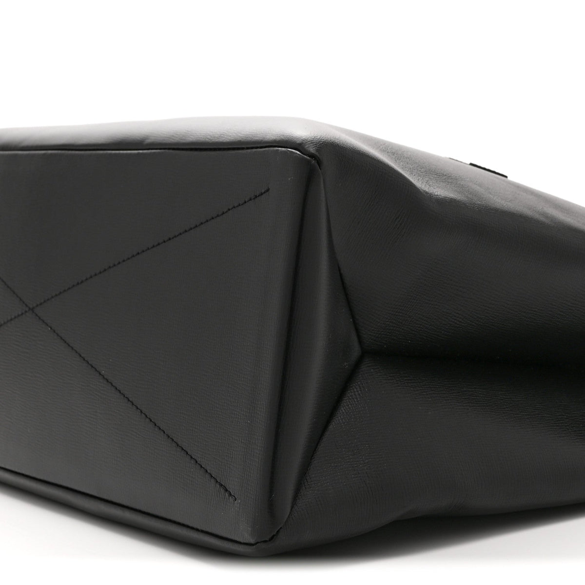 Calfskin Shopper Tote MM Black