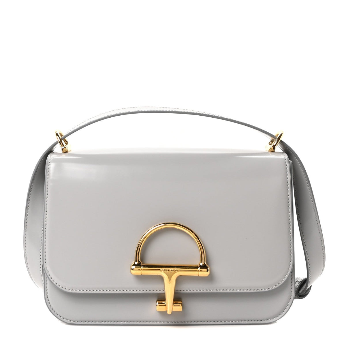 Calfskin Siena Shoulder Bag Grey