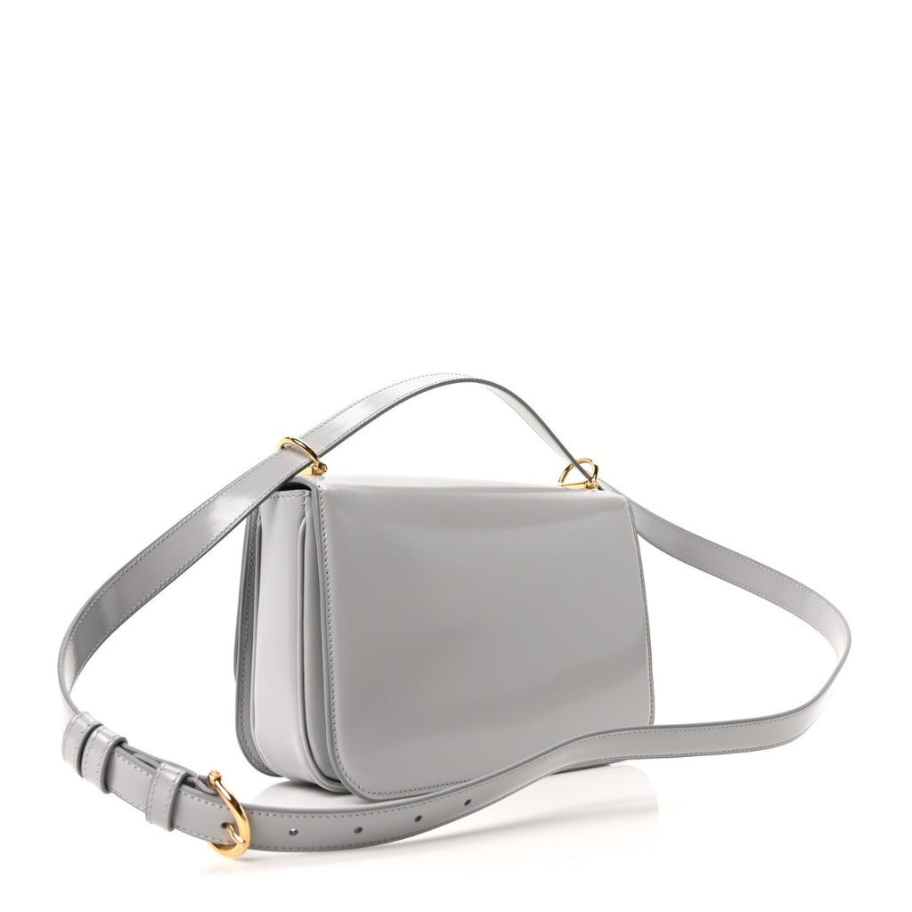 Calfskin Siena Shoulder Bag Grey