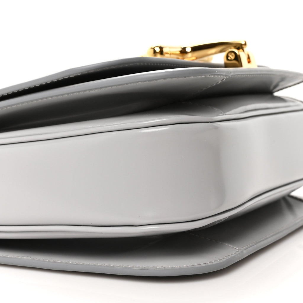 Calfskin Siena Shoulder Bag Grey