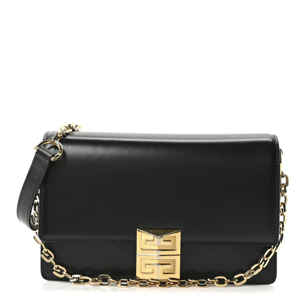 Calfskin Small 4G Chain Shoulder Bag Black