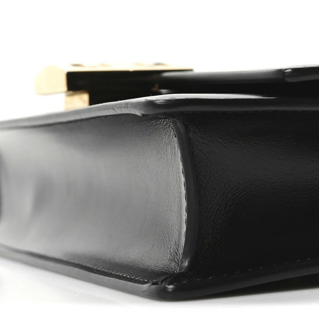 Calfskin Small 4G Chain Shoulder Bag Black