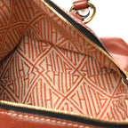Calfskin Small Daria Sepia Brown