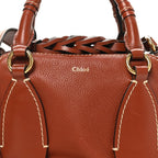 Calfskin Small Daria Sepia Brown
