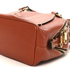 Calfskin Small Daria Sepia Brown