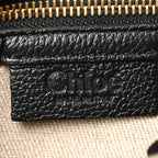 Calfskin Small Marcie Satchel Black