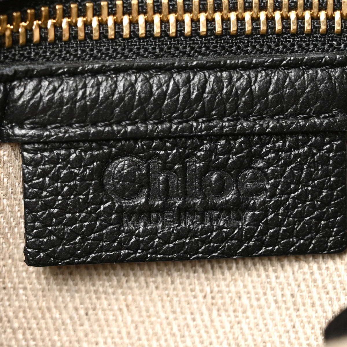 Calfskin Small Marcie Satchel Black