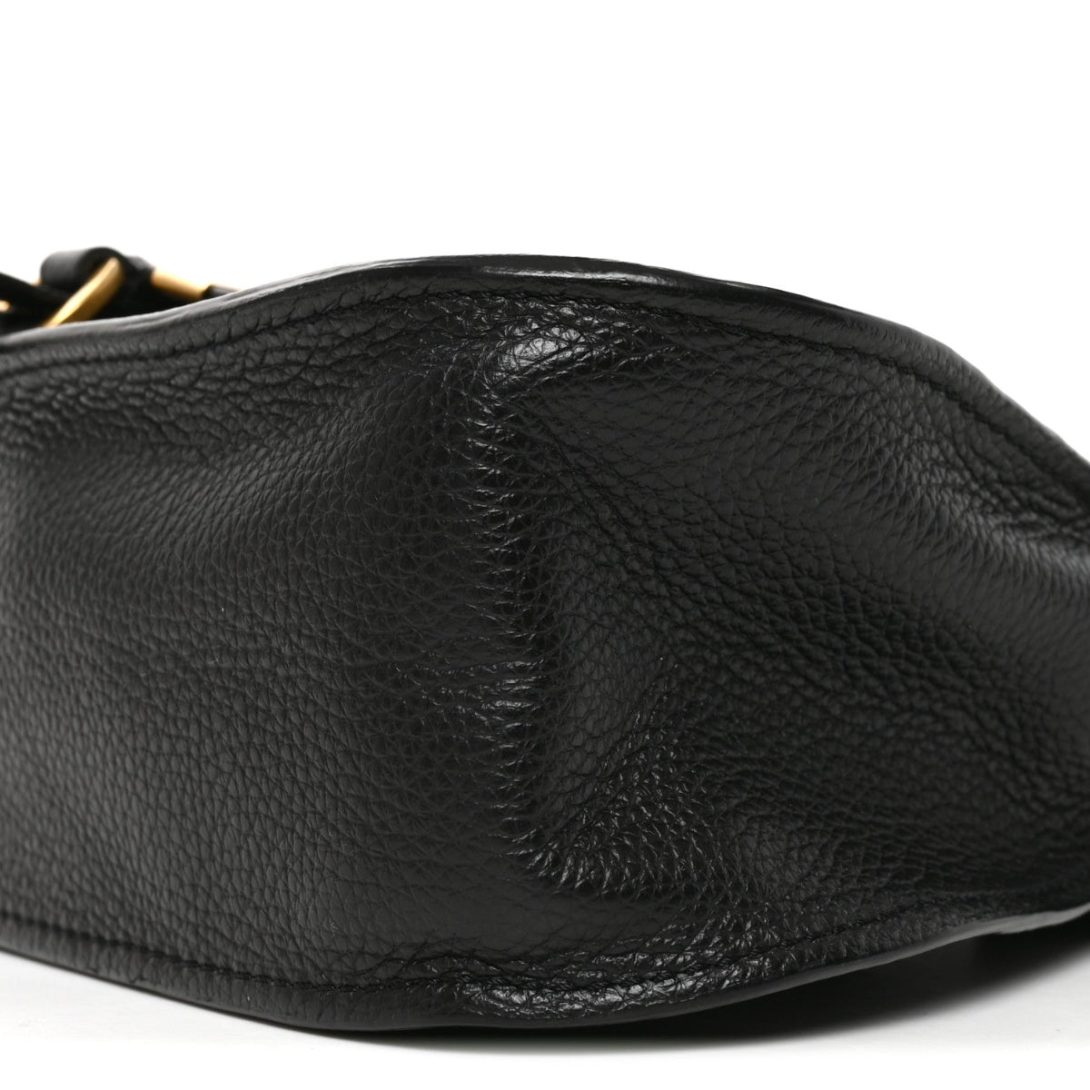 Calfskin Small Marcie Satchel Black