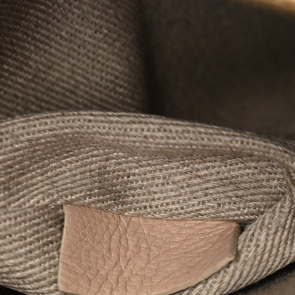 Calfskin Small Marcie Satchel Tan