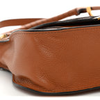 Calfskin Small Marcie Satchel Tan
