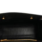 Calfskin Small Money Top Handle Handbag Brown