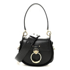 Calfskin Small Tess Bag Black