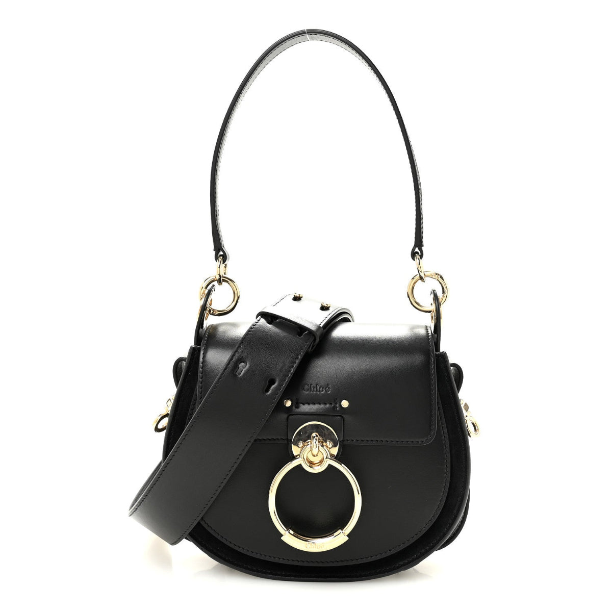 Calfskin Small Tess Bag Black
