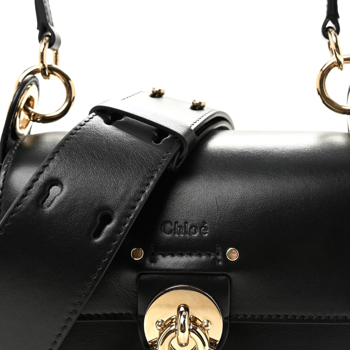 Calfskin Small Tess Bag Black