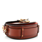 Calfskin Small Tess Bag Sepia Brown