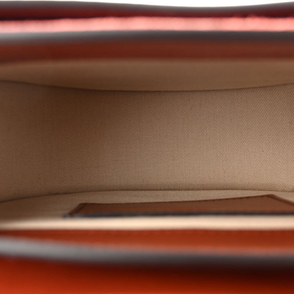 Calfskin Small Tess Bag Sepia Brown