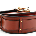 Calfskin Small Tess Bag Sepia Brown