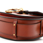 Calfskin Small Tess Bag Sepia Brown