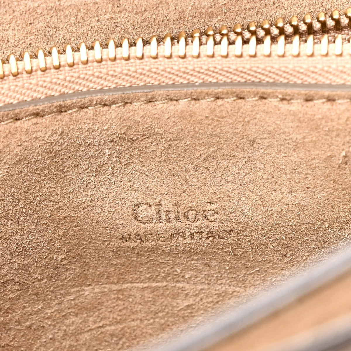 Calfskin Suede Medium Faye Shoulder Bag Motty Grey