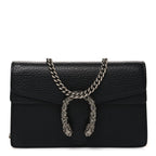 Calfskin Super Mini Dionysus Shoulder Bag Black