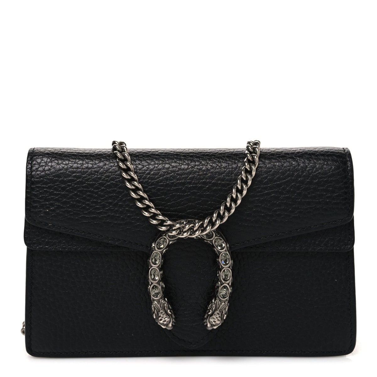 Calfskin Super Mini Dionysus Shoulder Bag Black