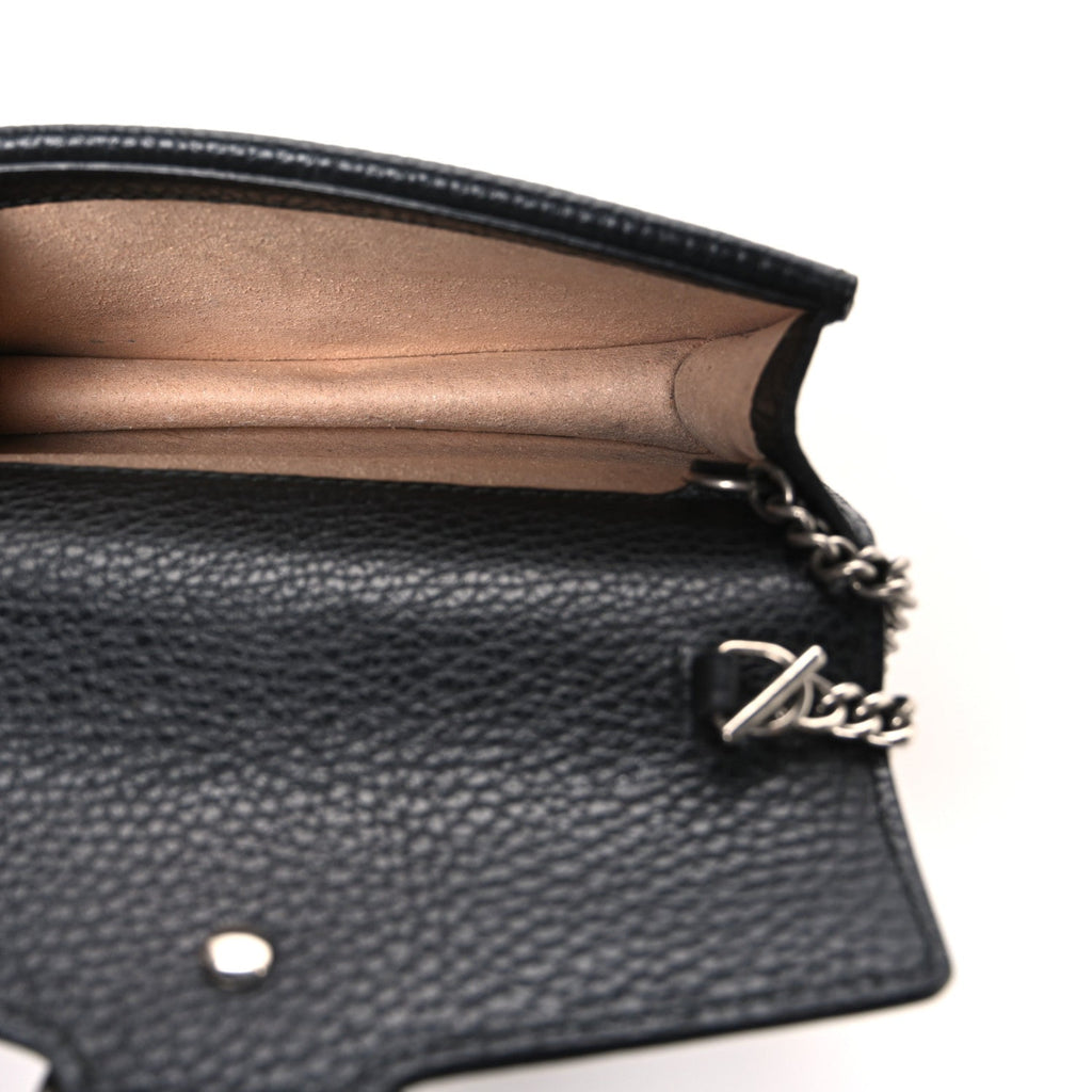 Calfskin Super Mini Dionysus Shoulder Bag Black