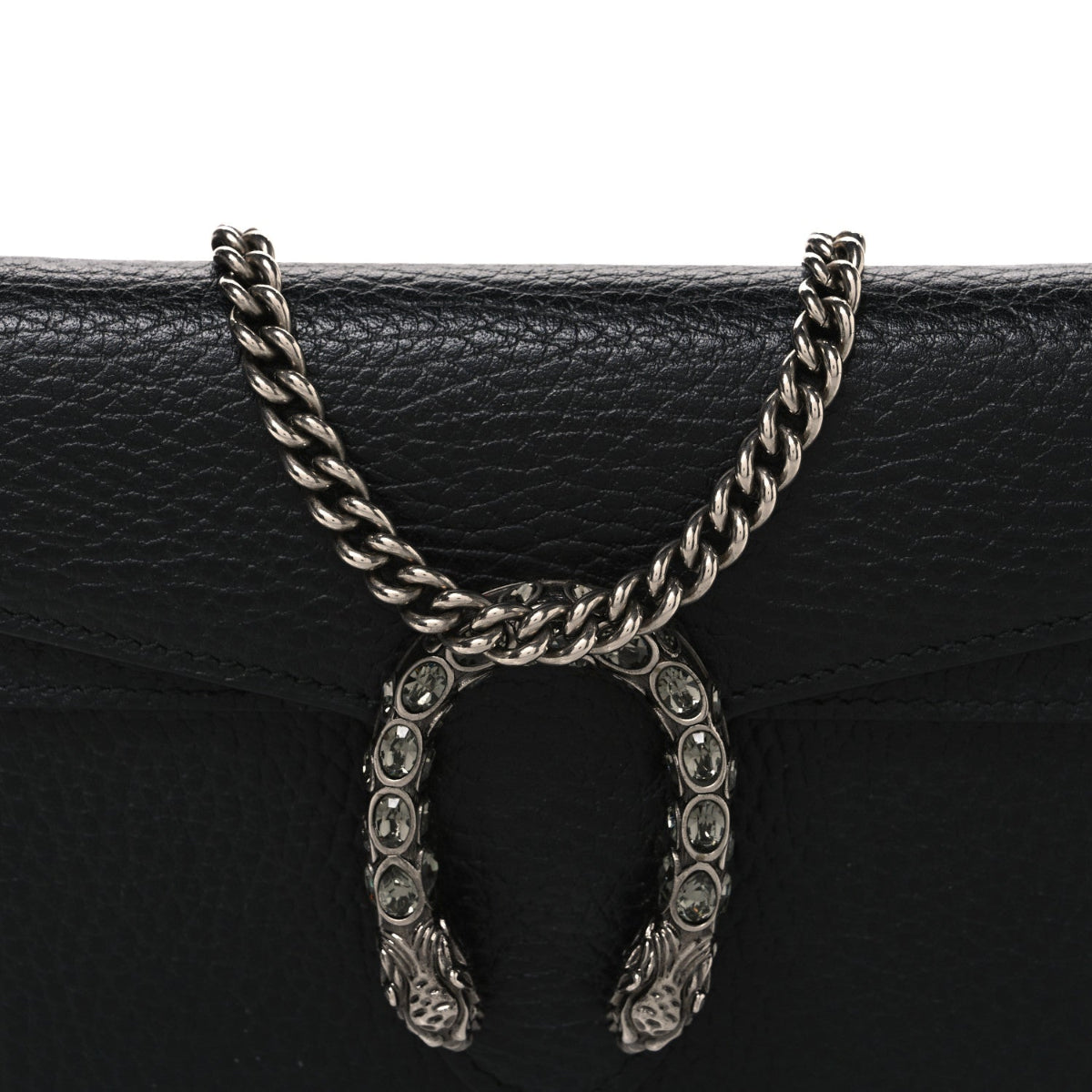 Calfskin Super Mini Dionysus Shoulder Bag Black