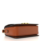 Calfskin Triomphe Canvas Teen Triomphe Bag Tan