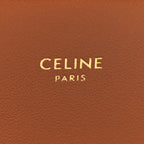 Calfskin Triomphe Canvas Teen Triomphe Bag Tan