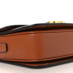 Calfskin Triomphe Canvas Teen Triomphe Bag Tan