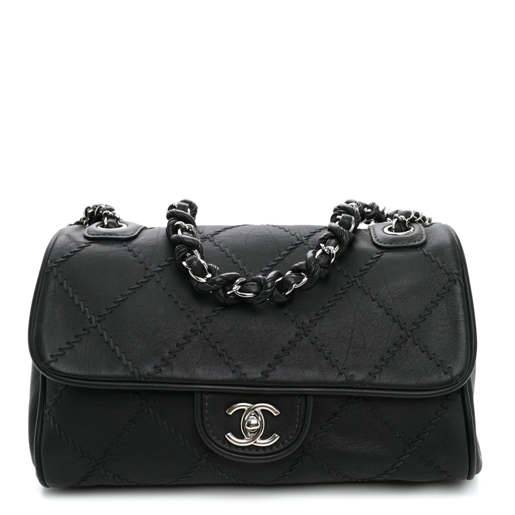 Calfskin Ultimate Stitch Flap Gray