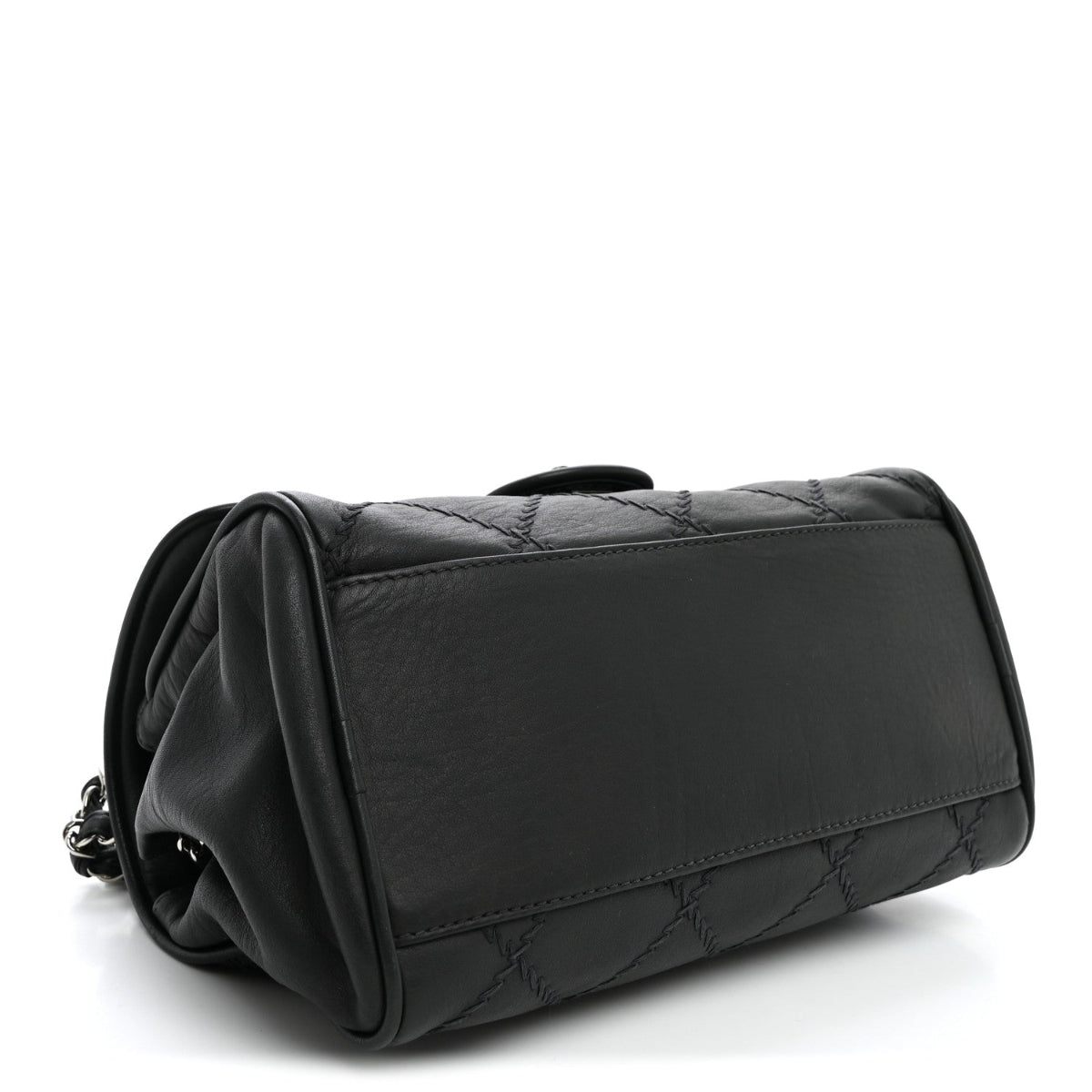 Calfskin Ultimate Stitch Flap Gray