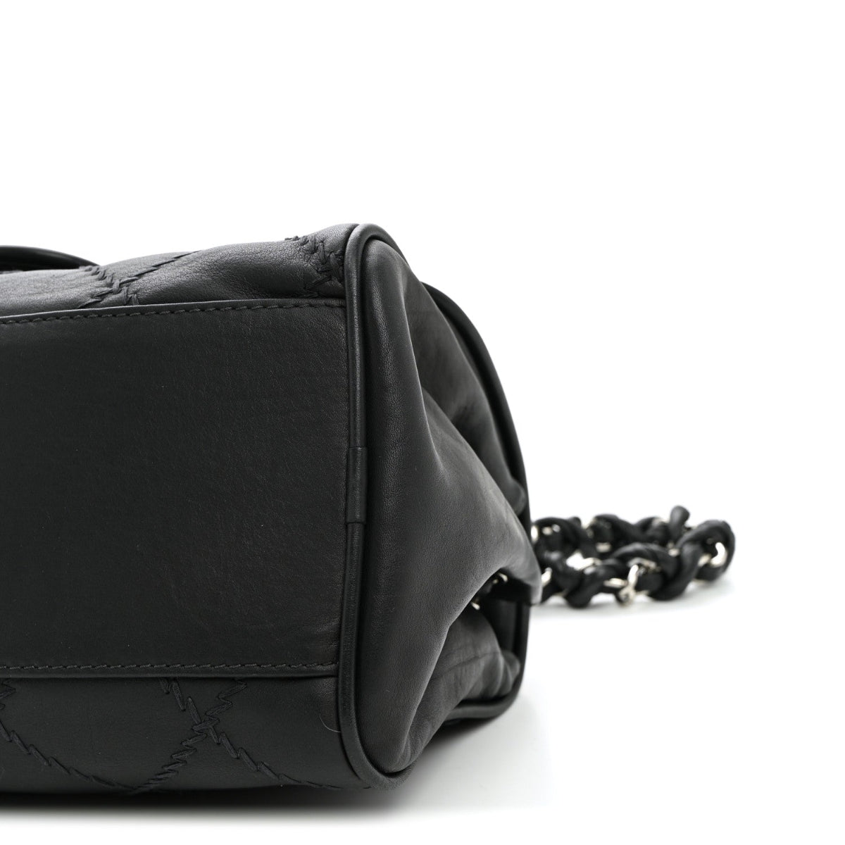 Calfskin Ultimate Stitch Flap Gray