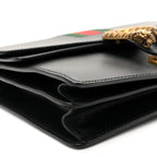 Calfskin Web Medium Dionysus Shoulder Bag Black
