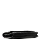 Calfskin Whipstitch Wallet On Chain WOC Black