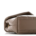Calfskin Y Quilted Monogram Toy Loulou Crossbody Bag Taupe