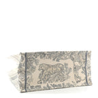 Canvas Embroidered Medium Dioriviera Toile De Jouy Book Tote Grey