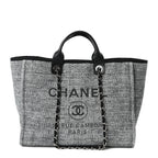 Canvas Medium Deauville Tote Charcoal