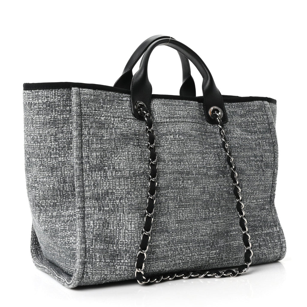Canvas Medium Deauville Tote Charcoal