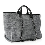 Canvas Medium Deauville Tote Charcoal