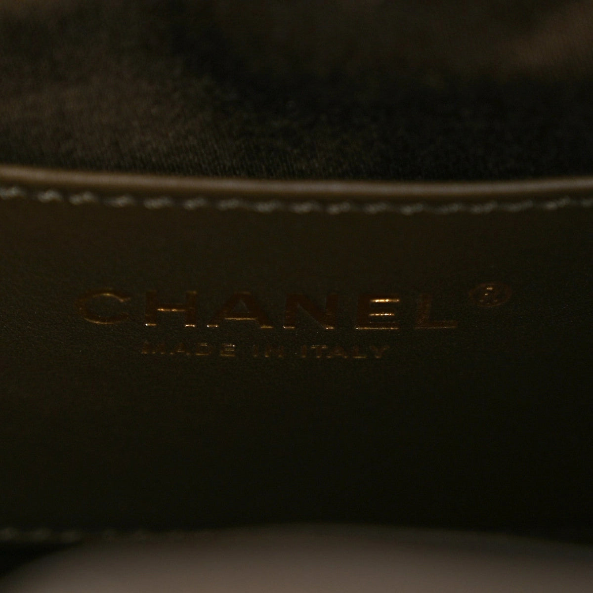 Canvas Quilted Small Chanel 25 Handbag Khaki