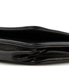 Caviar Chevron Quilted Boy Wallet On Chain WOC Black