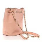 Caviar Deauville Drawstring Bucket Bag Light Pink