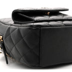 Caviar Quilted CC Mini Classic Backpack Black