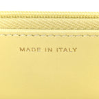 Caviar Quilted CC Turn Lock Wallet On Chain WOC Light Yellow