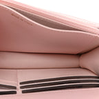 Caviar Quilted Crystal CC Wallet On Chain WOC Light Pink