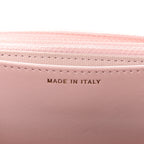 Caviar Quilted Crystal CC Wallet On Chain WOC Light Pink