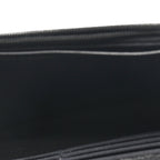 Caviar Quilted Enamel Coco Casino Wallet On Chain WOC Black