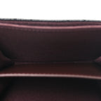 Caviar Quilted Flap Card Holder On Chain Black