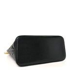 Caviar Quilted Medallion Tote Black